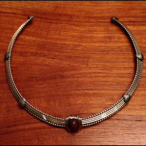 RON RIZZO Collar Necklace. 14kGF/Sterling - Picture 2 of 11